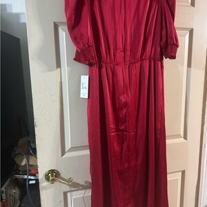 Elegant Red Long Dress